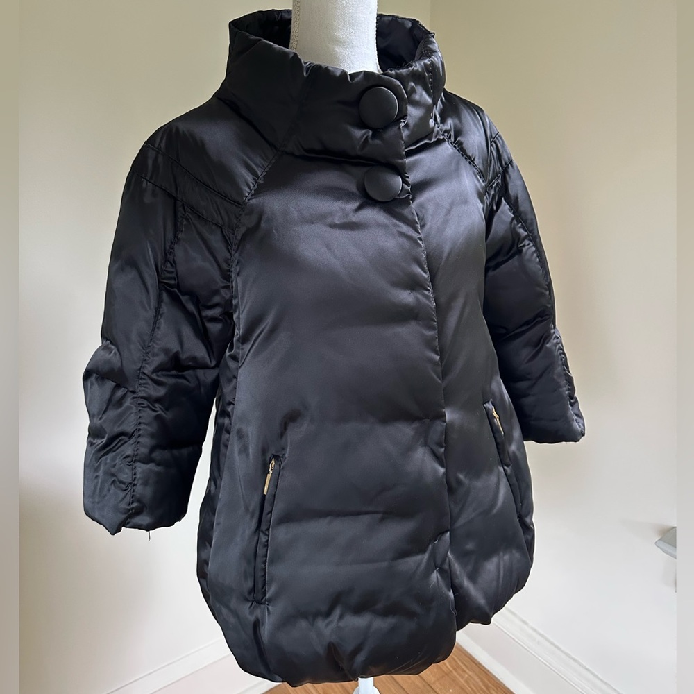 Moncler Luxury Down Puffer Jacket Black Satin finish size Medium